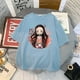 thumbnail image 1 of Caliente Anime japonés Demon Slayer camiseta de los hombres Kawaii Kimetsu No Yaiba gráfico Tees Tanjirou Kamado Unisex Tops divertido camiseta mujerpangjing, 1 of 4