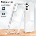 thumbnail image 3 of Compatible with Samsung Galaxy A14 5G Case, Ultra Slim Lightweight Bumper Soft TPU Clear Cover with Camera Shockproof Protective 3 In 1 Phone Cover for Samsung Galaxy A14 5G,White, 3 of 7