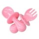 thumbnail image 2 of Tenedores para niños pequeños, 2 piezas de utensilios para niños pequeños, utensilios altos para bebés, cuchara para bebé, tenedor, instalación sin esfuerzo, 2 of 8