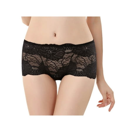 

Unique Bargains Women s Panties Sexy Lace Floral Underwear Briefs Hipster Panty