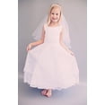 thumbnail image 2 of Big Girls' First Communion Lace Trim Tulle Wedding Flowers Girls Dresses Ivory Size 8, 2 of 5