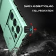 thumbnail image 7 of Dteck Case for Samsung Galaxy S25 Ultra Hidden Bracket Kickstand Case Sliding Window Phone Case Shockproof Protective Back Cover for Galaxy S25 Ultra,Mint, 7 of 7
