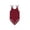 Wine Red, variant on ‌LYMAYTER Baby Girls Toddler Sleeveless Swimwear Infant Beach Bikini One-Piece Summer‌ one-piece swimsuit