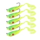 thumbnail image 3 of 5pcs Soft Artificial Bass Fishing Lures with Hook SO050-1, 3 of 4