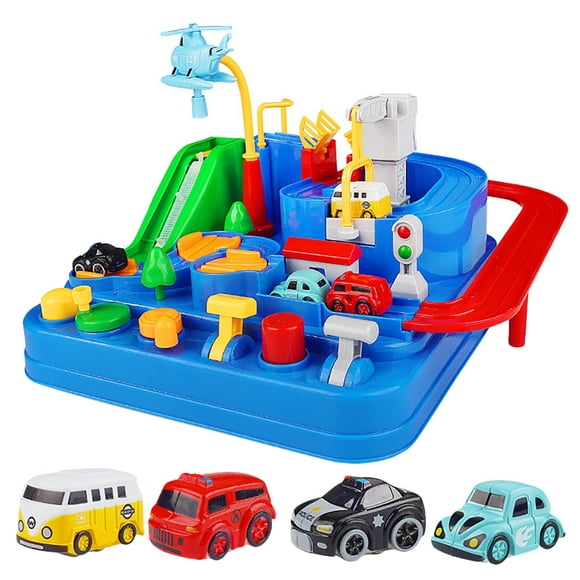 Car Adventure Toy Educational Adventure Rail Car Race Car Track Set for Kids