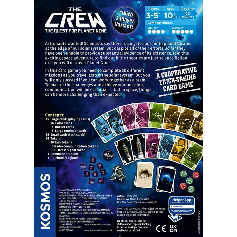 The Crew, Board Games