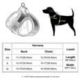 thumbnail image 2 of Plush Dog Winter Harness and Leash Set Breathable Pet Vest Warm Fleece Lined, 2 of 4