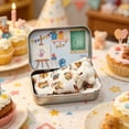 thumbnail image 3 of Mini Pocket Bear Plush Toy Packed In Tin Box, Cute Tiny Stuffed Animal Gift Set, Sweet Souvenir Present for Kids First Day Of School, Holiday Favors and Classroom Reward Matching, 3 of 7