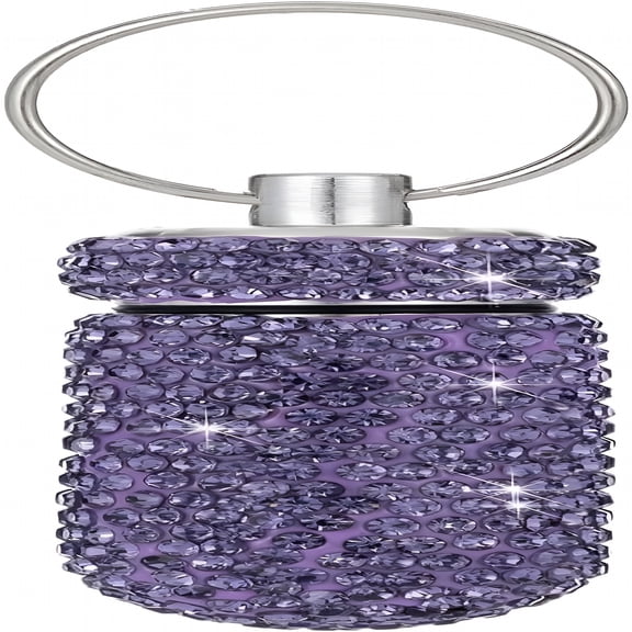 ACDANC Pill Holder Keychain,Medicine Holder Pill Container Keychain Mini Size Waterproof and Light Weight Portable Pill Bottle Case,Aluminum Key Chain for Outdoor Camping Traveling (Purple)