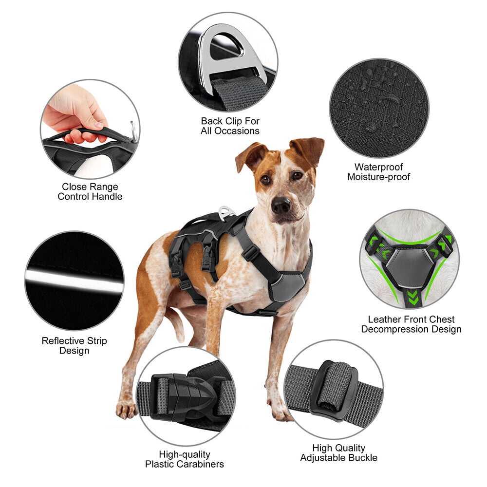 Pet Artist No Pull Dog Harness Escape Proof Reflective Adjustable Sport Vest with Handle Waterproof