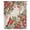 Green Red Beige, variant on Cardinal Bird Sheer Curtains 45 Inches Long for Bedroom, Winter Poinsettia Pine Cones Berry Black Light Filtering Privacy Drapes, Breathable Semi Sheer Short Window Treatment for Kitchen Bathroom