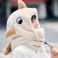 thumbnail image 5 of Lovely Plush Fish Ski Helmets Covers Thicken Warm Winter Hooded Head Protective Mask Hat for Men and Women Outdoor Sport, 5 of 8
