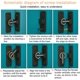 thumbnail image 4 of verrou Serrure De Fermeture Porte Interieure Coulissante De Lumineux, 90 Loquet De Crochet A Porte Bascule, Boulon De Verrouillage De Boucle Morai, 4 of 5