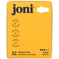 thumbnail image 1 of joni Organic Bamboo Regular Pads, 24.5cm, 12 Count, 1 of 6