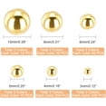 thumbnail image 3 of 1400pcs Gold Vase Filler No Hole Pearls Gloss Round Beads Silver Undrilled Beads Loose Beads for Table Scatter Centerpieces Floating Candles Home Party Wedding Decor 3/4/5/6/8/10mm, 3 of 6