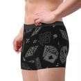 thumbnail image 3 of Mens Boxer Underwear Vintage Playing Cards Underpants Male Panties Pouch Short Pants, 3 of 6
