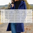 thumbnail image 3 of Caywon Women's Hooded Button Front Coat, Long Sleeve Casual Outerwear Jacket with Pockets, Relaxed Fit Everyday Fall Layering Coat, 3 of 6