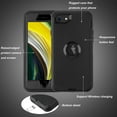 thumbnail image 6 of Entronix Heavy Duty Case Designed for iPhone 8 Shockproof Triple Layer Rugged Case, Black, 6 of 7