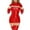 Red, variant on Women's Shiny Patent Leather Dress Sexy Tight Bodycon Lingerie Wet Look Hollow Out Party Club Bodysuit Dresses