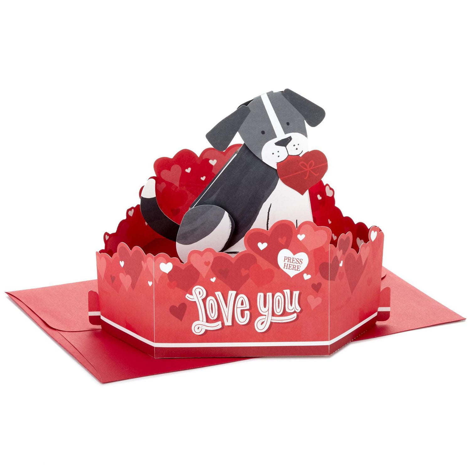 Hallmark Paper Wonder Pop Up Valentines Day Card with Sound and Motion