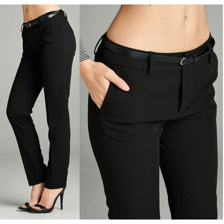 womens slim fit dress pants 7 8