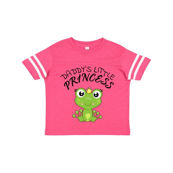 Inktastic Daddy's Little Princess Cute Frog Girls Toddler T-Shirt