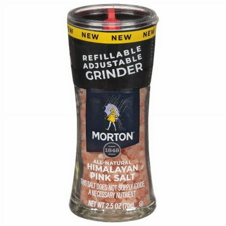2X-Morton Himalayan Pink Salt Grinder - 2.5 oz