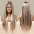 thumbnail image 7 of White Platinum Blonde Lace Front Synthetic Wigs Long Straight Lace Hair Wig for Black Women Cosplay Daily Heat Resistant Hair, 7 of 7