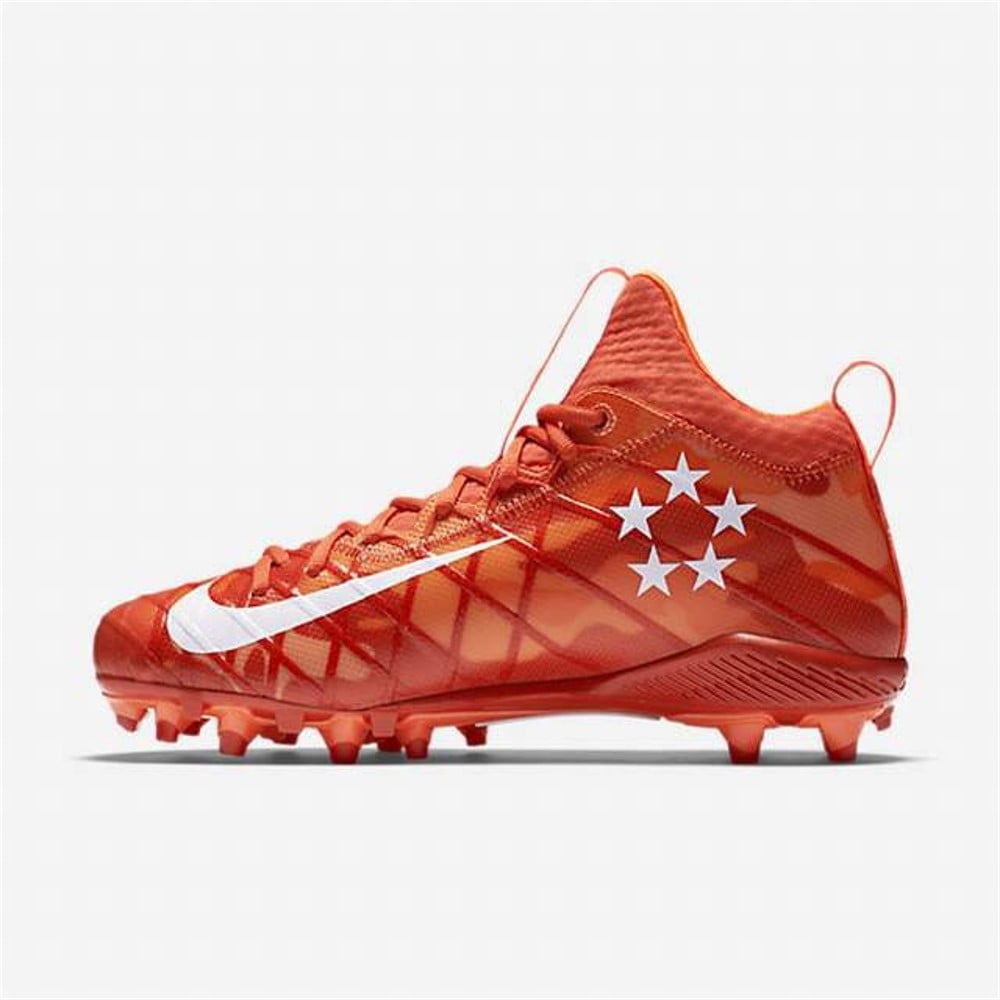 nike alpha cleats orange