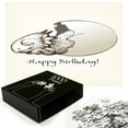 thumbnail image 3 of Ambesonne Dinosaur Jigsaw Puzzle, Birthday Dino, Heirloom-Quality Fun Activity for Family Durable Cardboard, 1000 pcs, Eggshell Tan, 3 of 6