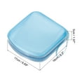 thumbnail image 2 of Unique Bargains CD Case Holders, 2 Pcs Plastic Total 80 Capacity Waterproof Tote Disk Record Storage Dividers Organizer, Blue, 2 of 5