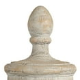thumbnail image 3 of Benjara 22" Classical Accent Decor Statuette- Turned Finial Design- Off White, 3 of 5
