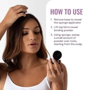 Style Edit Hair Root Touch Up Powder Cover Up Concealer Dark Brown 0.13 oz