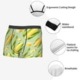 thumbnail image 3 of Logiee Fresh Sweet Corn Print Mens Boxer Briefs,Boxer Briefs for Men,Breathable Stretch Underwear,Boys Boxer Briefs-Medium, 3 of 5