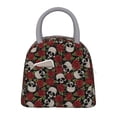 thumbnail image 1 of Easygdp Red Rose Skull Bolsa de Almuerzo Insulada Grande, Forro de Aluminio, Diseño Espacioso, a Prueba de Fugas, Ideal para Trabajo, Picnics, Viajes y Actividades al Aire Libre, 1 of 6