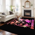 thumbnail image 3 of Pink Dinosaur 6'x9' Area Rug for Living Room, JUST A Boy Who Loves Dinosaur Jungle Animals Floor Mat Rugs for Bedroom Dining Room, Indoor Large Carpet for Classroom, Nursery Rugs for Playroom, 3 of 9