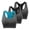 Blue, variant on Sports Bra for Women, Shockproof Yoga Tank Top with Nylon-Spandex Mix, Seamless Design, Humidity-Wicking, True-To-Size Fit, Machine Washable