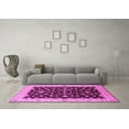 thumbnail image 3 of Ahgly Company Indoor Rectangle Oriental Pink Traditional Area Rugs, 4' x 6', 3 of 4