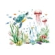 thumbnail image 3 of 2x marinas marinas de tortuga calcomanías de pared bajo el sea world decorativo decorativo tortuga de tortuga pegatinas para el fondo del baño, 3 of 9