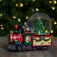 thumbnail image 2 of Northlight Christmas Train with Tree Musical Snow Globe Decoration - 8", 2 of 6