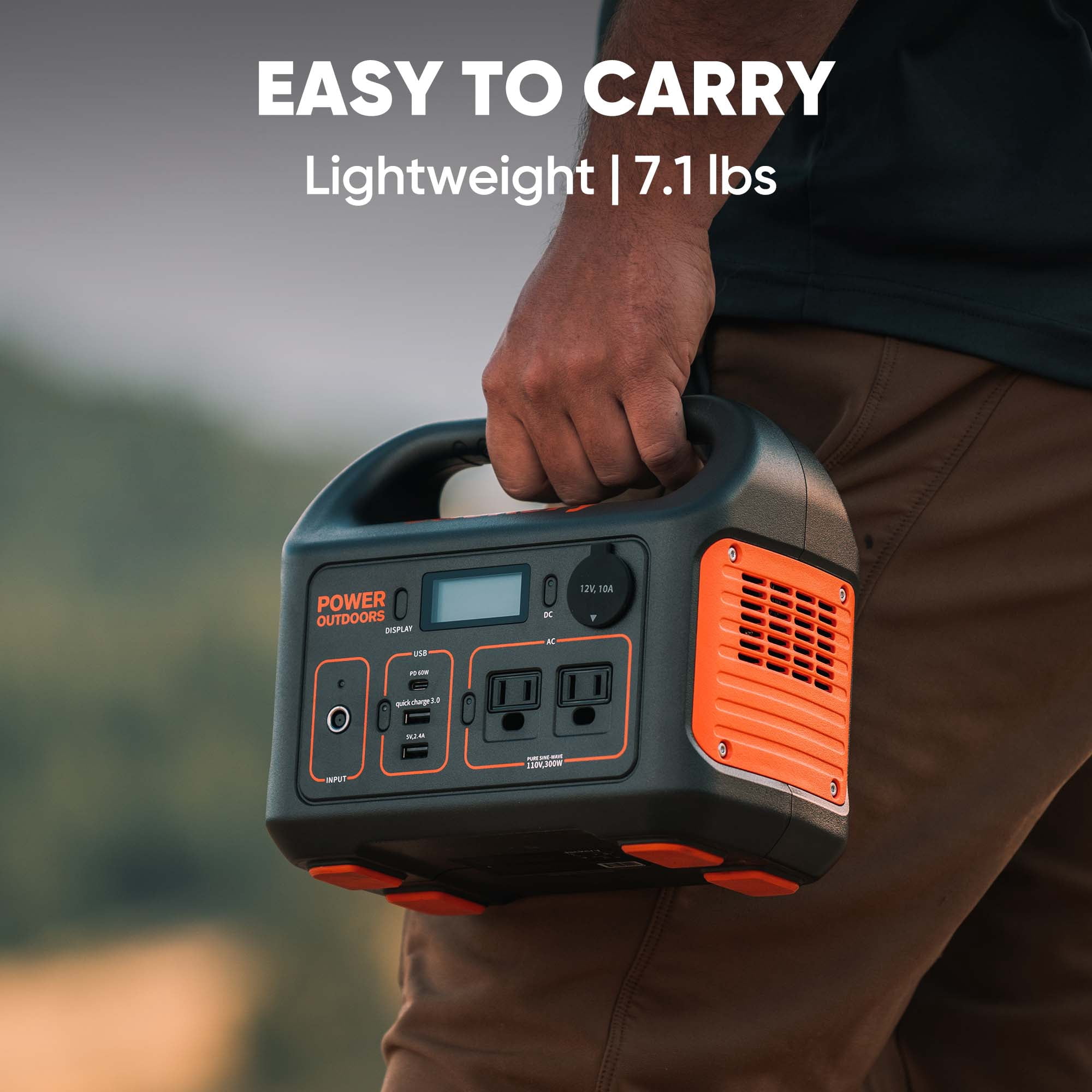 Jackery Solar Generator 300, 288Wh Backup Lithium Battery with 1*Solar Panel SolarSaga 40Wair Solar Panel
