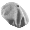 thumbnail image 3 of TZ Promise Women's Beret Hat French Style Artist Cap Solid Color TZ Promise Wool Casual Classic, 3 of 3