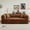 78.7" Brown Corduroy, variant on Timbernest 78.8" King Size Convertible Sleeper Sofa Bed, Folding Mattress Couch, Chenille Floor Sofa with 3 Pillows and 2 Small Armrest Pockets, Beige