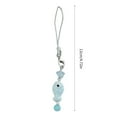 thumbnail image 3 of Bottone Sweet Blue Fish Beads Phone Charm Straps Car Key Hangings Pendants Fashion Bag Decoration Lanyard Purse Accessories, 3 of 7