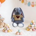 thumbnail image 6 of Free Express Easter Bunny Plush Stuffed Animal with Removable Heart Knit Sweater Soft Fluffy Rabbit Toy for Spring Home Decor Easter Gift and Playtime, 6 of 6