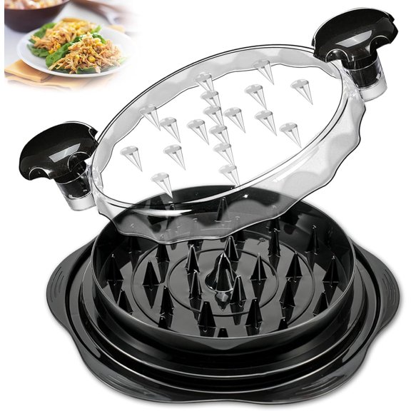Chicken Shredder Tool Twist for Kitchen, Manual Chicken Breast Grinder Machine for Ground Food, Meat & Vegetables