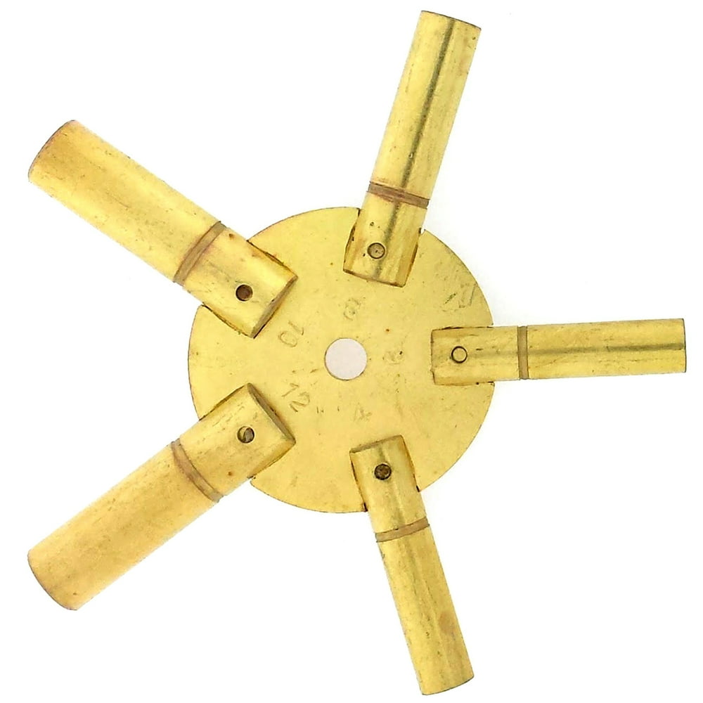 Universal Clock Key for Winding Clocks Brass 5 Sizes Even Walmart