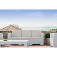 thumbnail image 3 of Luxury Commercial Living 36" White Outdoor Patio Wickerlook Rectangular Coffee Table with Magazine, 3 of 4