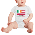 thumbnail image 2 of Proud to Be Irelandish American Flag Cute Baby Rompers Baby Bodysuit (White, 12-18 Months), 2 of 5