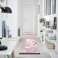 thumbnail image 4 of Bears Face Flowers and Rainbows Runner Rug Machine Washable Area Rugs Carpet Non Slip Entryway Mat for Bedroom Entryway Front Door, 4 of 7